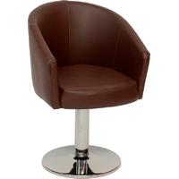 Capricorn Preston Brown Pedestal Chair