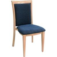 Capricorn Palma Natural Navy Stacking Chair