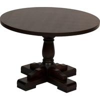 capricorn sidney 70cm dia walnut coffee table base