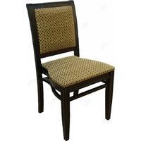 Capricorn Wishing Wenge Upholstered Back Stacking Chair