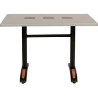 capricorn avila black twin dining table base