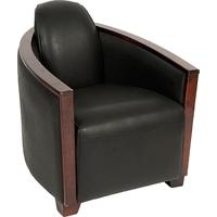 Capricorn Zio Sunhide Black Fabric Armchair