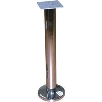 Capricorn Black Floor Fix Dining Chrome Table Base