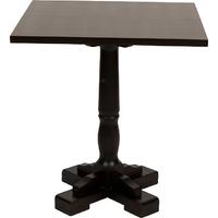 capricorn sidney 70cm x 70cm walnut dining table base