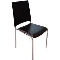 Capricorn Gloria Black Stacking Chair