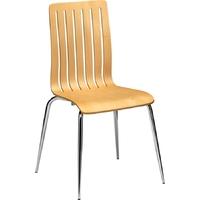 capricorn lucca natural stacking chair