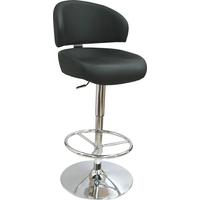 Capricorn Coco Black Faux Leather High Stool