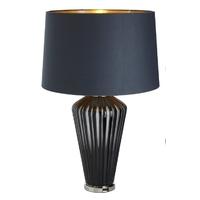 Camila Grey Glass Table Lamp Base Only