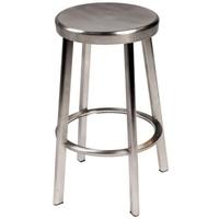 carisma brushed steel bar stool