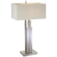 Carrick Brushed Nickel Table Lamp with Shade