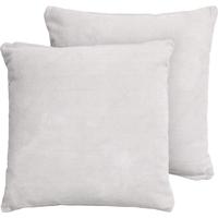 Canvas Off White Cushion Cover (Set of 2)