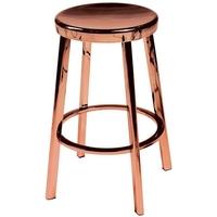 Carisma Copper Plated Bar Stool