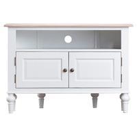 Cambridge Corner TV Unit, White