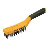 carbon steel wire brush soft grip 300mm 12in