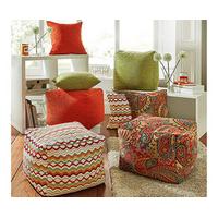 Carina Luxury Pouffe & Pair of Cushions (2 - SAVE £5), Polyester