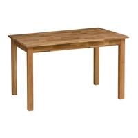 Calais Oiled Oak 130cm Fixed Top Dining Table