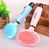 cat dog grooming cleaning brush baths waterproof blushing pink blue