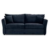 Cambridge Velvet 2.5 Seater Sofa Charcoal