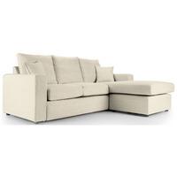 camden large chaise sofa white