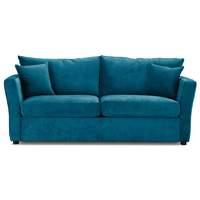 Cambridge Velvet 3.5 Seater Sofa Teal
