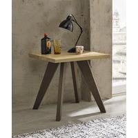 cadell aged oak lamp table