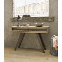 Cadell Aged Oak Console Table With Drawers