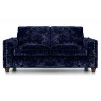 caitlin 2 seater velvet sofa sapphire