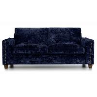 Caitlin 3 Seater Velvet Sofa Sapphire