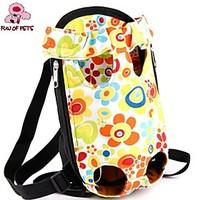 Cat Dog Carrier Travel Backpack Front Backpack Pet Baskets Flower Portable Cute Rainbow