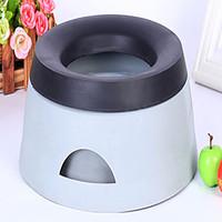 Cat Dog Bowls Water Bottles Feeders Pet Bowls Feeding Waterproof Portable Double-Sided Foldable Random Color