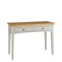 carrington dressing table soft grey and oak