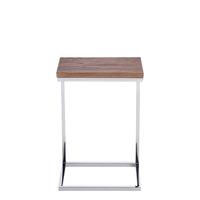 caspian intimate solid wood side table medium