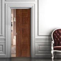 catalonia walnut fire pocket door is lacquer pre finished and 12 hour  ...