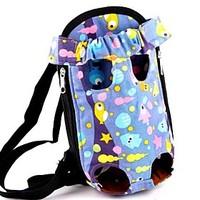 Cat Dog Carrier Travel Backpack Front Backpack Pet Baskets Cartoon Portable Breathable Gray Yellow Red Blue Blushing Pink