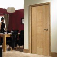 Catalonia Flush Oak Veneer Door is Varnish Finished