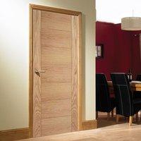 Carini 7P Oak Flush Fire Door is 30 Minute Fire Rated