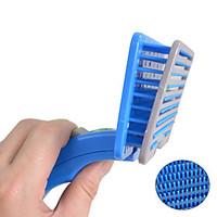 Cat Dog Grooming Health Care Cleaning Brush Brush Waterproof Portable Blue