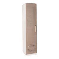 Camden High Gloss 1 Door 2 Drawer Wardrobe