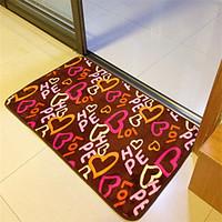 Casual Style Coral Velvet Material Thickened Non-Slip Mat W16\