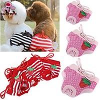 cat dog pants red pink dog clothes springfall polka dots bowknot weddi ...