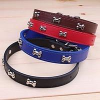 cat dog collar adjustableretractable cosplay red black blue brown pu l ...