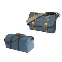 Canvas Courier and Weekender Bag Set (SAVE £10)