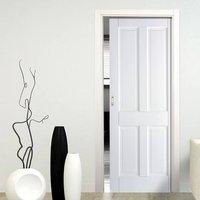 canterbury 4 panel dsn fire pocket door is 12 hour fire rated and prim ...