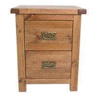 Carter 2 Drawer Wide Bedside