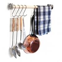 cast in style utensils rack shelf chrome 06m