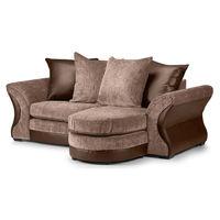 cali chaise rhino brown elite beige right hand