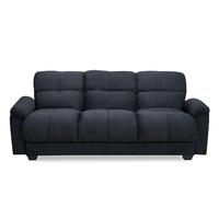 Cate Fabric Sofabed Black
