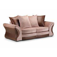 cali 3 seater sofa rhino brown elite beige