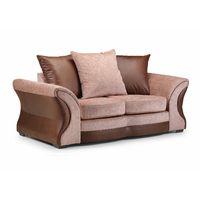 cali 2 seater sofa rhino brown elite beige