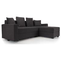 Casa Fabric Platform Sofabed with Storage Charcoal